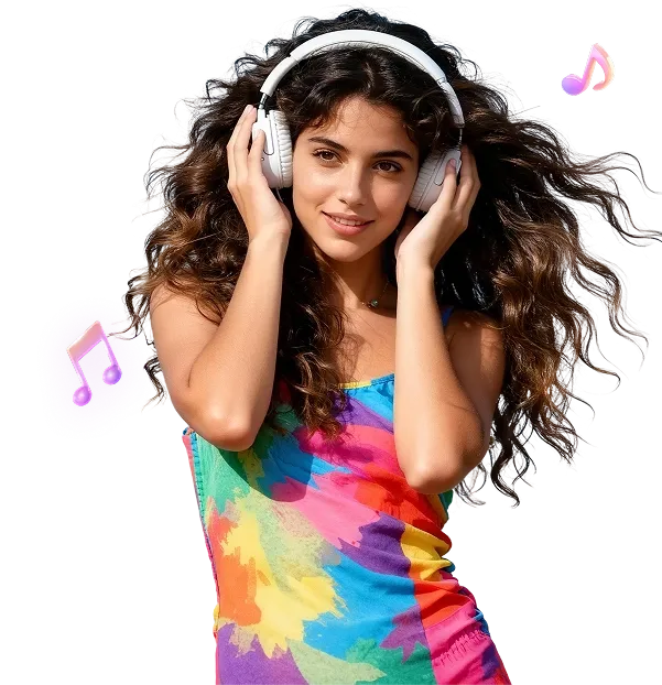 Happy Music Listener