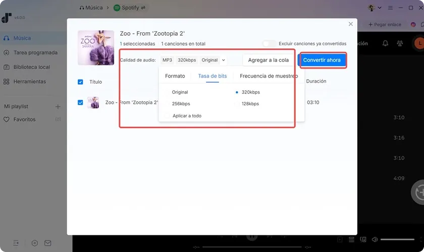 Batch Convert Streaming Playlists offline with TuneFab
