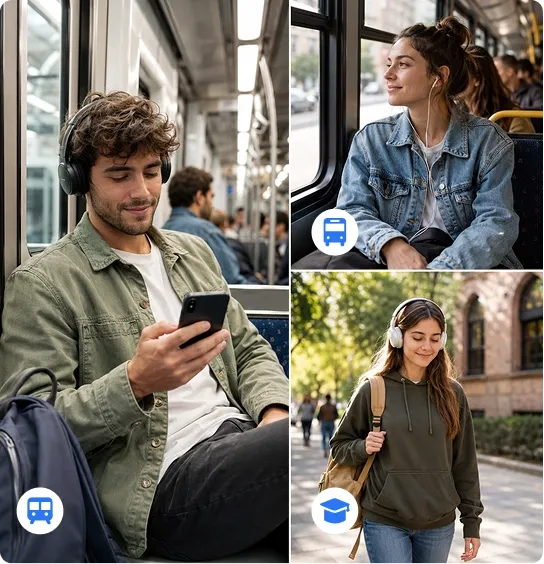 Listening Music Offline on Commuting
