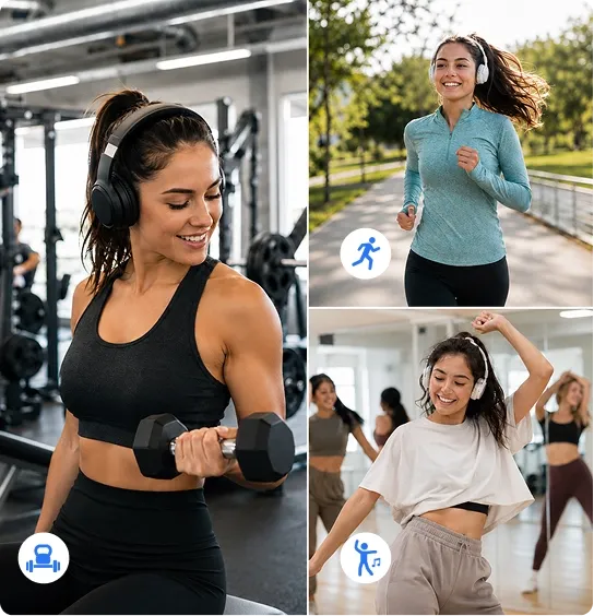 Listen to Offline Music doing Gym