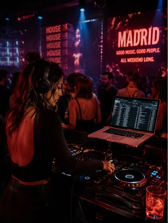 Livestream DJ Performance Mixing