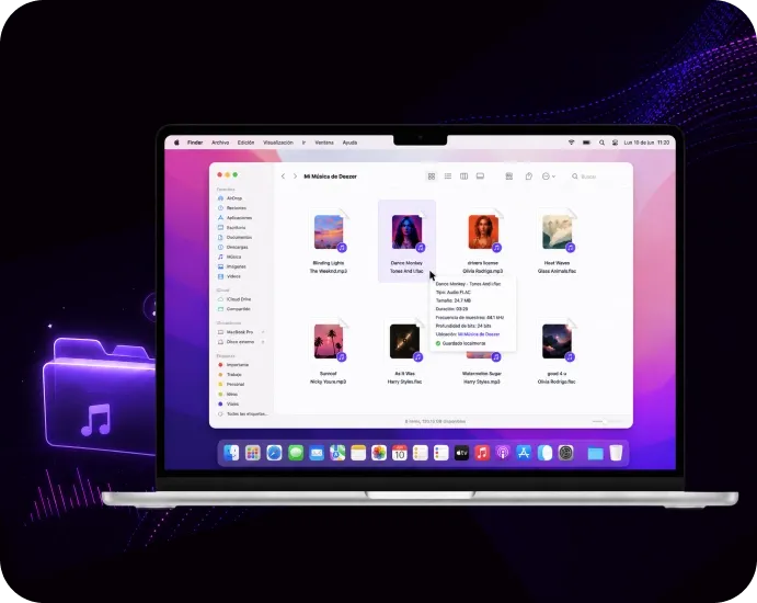 Guardar música de Deezer como archivos MP3 en ordenador