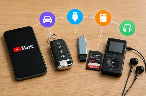 Reproducir música descargada de YouTube Music en cualquier dispositivo