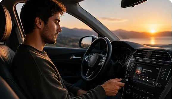 Transferir canciones a un USB o al coche
